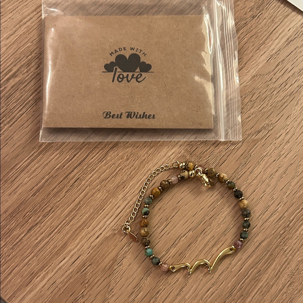 Bestie Semiprecious stones Beaded Bracelet